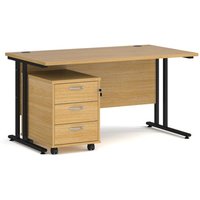 Click to view product details and reviews for Office Desk Rectangular Desk 1400mm With Pedestal Oak Top With Black Frame 800mm Depth Maestro 25 Sbk314o. Click to view product details and reviews for Office Desk Rectangular Desk 1400mm With Pedestal Oak Top With Black Frame 800mm Depth Maestro 25 Sbk314o.