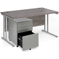 Click to view product details and reviews for Maestro 25 Bundle Straight 1400 Desk Silver Leg Frame And Silver Steel Ped Grey Oak. Click to view product details and reviews for Maestro 25 Bundle Straight 1400 Desk Silver Leg Frame And Silver Steel Ped Grey Oak.
