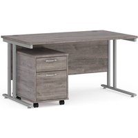 Click to view product details and reviews for Maestro 25 Straight Desk 1400mm X 800mm With Silver Cantilever Frame And 2 Drawer Pedestal Grey Oak. Click to view product details and reviews for Maestro 25 Straight Desk 1400mm X 800mm With Silver Cantilever Frame And 2 Drawer Pedestal Grey Oak.