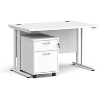 Click to view product details and reviews for Office Desk Rectangular Desk 1200mm With Pedestal White Top With White Frame 800mm Depth Maestro 25 Sbwh212wh. Click to view product details and reviews for Office Desk Rectangular Desk 1200mm With Pedestal White Top With White Frame 800mm Depth Maestro 25 Sbwh212wh.