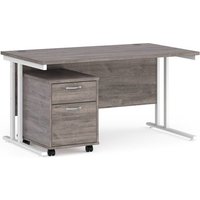 Click to view product details and reviews for Maestro 25 Straight Desk 1400mm X 800mm With White Cantilever Frame And 2 Drawer Pedestal Grey Oak. Click to view product details and reviews for Maestro 25 Straight Desk 1400mm X 800mm With White Cantilever Frame And 2 Drawer Pedestal Grey Oak.