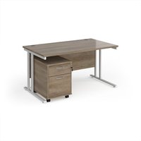 Click to view product details and reviews for Maestro 25 Straight Desk 1400mm X 800mm With White Cantilever Frame And 2 Drawer Pedestal Nebraska Oak. Click to view product details and reviews for Maestro 25 Straight Desk 1400mm X 800mm With White Cantilever Frame And 2 Drawer Pedestal Nebraska Oak.