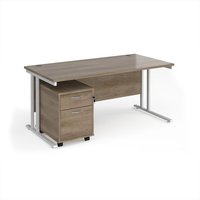 Click to view product details and reviews for Maestro 25 Straight Desk 1600mm X 800mm With White Cantilever Frame And 2 Drawer Pedestal Nebraska Oak. Click to view product details and reviews for Maestro 25 Straight Desk 1600mm X 800mm With White Cantilever Frame And 2 Drawer Pedestal Nebraska Oak.