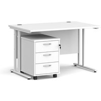 Click to view product details and reviews for Office Desk Rectangular Desk 1200mm With Pedestal White Top With White Frame 800mm Depth Maestro 25 Sbwh312wh. Click to view product details and reviews for Office Desk Rectangular Desk 1200mm With Pedestal White Top With White Frame 800mm Depth Maestro 25 Sbwh312wh.