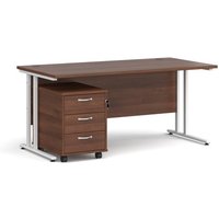Click to view product details and reviews for Office Desk Rectangular Desk 1600mm With Pedestal Walnut Top With White Frame 800mm Depth Maestro 25 Sbwh316w. Click to view product details and reviews for Office Desk Rectangular Desk 1600mm With Pedestal Walnut Top With White Frame 800mm Depth Maestro 25 Sbwh316w.