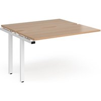 Click to view product details and reviews for Bench Desk Add On Rectangular Desk 1200mm With Sliding Tops Beech Tops With White Frames 1200mm Depth Adapt. Click to view product details and reviews for Bench Desk Add On Rectangular Desk 1200mm With Sliding Tops Beech Tops With White Frames 1200mm Depth Adapt.