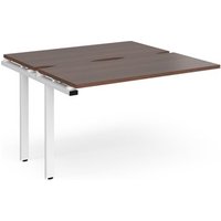 Click to view product details and reviews for Bench Desk Add On Rectangular Desk 1200mm With Sliding Tops Walnut Tops With White Frames 1200mm Depth Adapt. Click to view product details and reviews for Bench Desk Add On Rectangular Desk 1200mm With Sliding Tops Walnut Tops With White Frames 1200mm Depth Adapt.