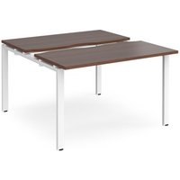 Click to view product details and reviews for Bench Desk 2 Person Rectangular Desks 1200mm With Sliding Tops Walnut Tops With White Frames 1200mm Depth Adapt. Click to view product details and reviews for Bench Desk 2 Person Rectangular Desks 1200mm With Sliding Tops Walnut Tops With White Frames 1200mm Depth Adapt.