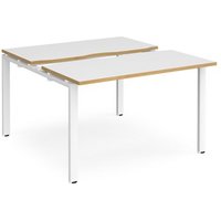 Click to view product details and reviews for Bench Desk 2 Person Rectangular Desks 1200mm With Sliding Tops White Oak Tops With White Frames 1200mm Depth Adapt. Click to view product details and reviews for Bench Desk 2 Person Rectangular Desks 1200mm With Sliding Tops White Oak Tops With White Frames 1200mm Depth Adapt.