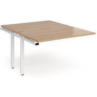 Click to view product details and reviews for Bench Desk Add On Rectangular Desk 1200mm With Sliding Tops Beech Tops With White Frames 1600mm Depth Adapt. Click to view product details and reviews for Bench Desk Add On Rectangular Desk 1200mm With Sliding Tops Beech Tops With White Frames 1600mm Depth Adapt.