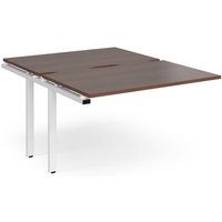 Click to view product details and reviews for Bench Desk Add On Rectangular Desk 1200mm With Sliding Tops Walnut Tops With White Frames 1600mm Depth Adapt. Click to view product details and reviews for Bench Desk Add On Rectangular Desk 1200mm With Sliding Tops Walnut Tops With White Frames 1600mm Depth Adapt.