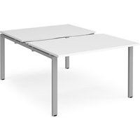 Click to view product details and reviews for Bench Desk 2 Person Rectangular Desks 1200mm With Sliding Tops White Tops With Silver Frames 1600mm Depth Adapt. Click to view product details and reviews for Bench Desk 2 Person Rectangular Desks 1200mm With Sliding Tops White Tops With Silver Frames 1600mm Depth Adapt.