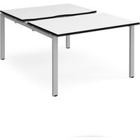 Click to view product details and reviews for Adapt Sliding Top Back To Back Desks 1200mm X 1600mm Silver Frame White Top Black Edge. Click to view product details and reviews for Adapt Sliding Top Back To Back Desks 1200mm X 1600mm Silver Frame White Top Black Edge.