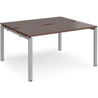Click to view product details and reviews for Bench Desk 2 Person Rectangular Desks 1400mm With Sliding Tops Walnut Tops With Silver Frames 1200mm Depth Adapt. Click to view product details and reviews for Bench Desk 2 Person Rectangular Desks 1400mm With Sliding Tops Walnut Tops With Silver Frames 1200mm Depth Adapt.
