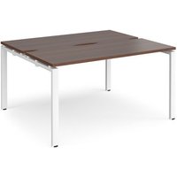 Click to view product details and reviews for Bench Desk 2 Person Rectangular Desks 1400mm With Sliding Tops Walnut Tops With White Frames 1200mm Depth Adapt. Click to view product details and reviews for Bench Desk 2 Person Rectangular Desks 1400mm With Sliding Tops Walnut Tops With White Frames 1200mm Depth Adapt.