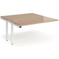 Click to view product details and reviews for Bench Desk Add On Rectangular Desk 1400mm With Sliding Tops Beech Tops With White Frames 1600mm Depth Adapt. Click to view product details and reviews for Bench Desk Add On Rectangular Desk 1400mm With Sliding Tops Beech Tops With White Frames 1600mm Depth Adapt.