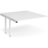 Click to view product details and reviews for Bench Desk Add On Rectangular Desk 1400mm With Sliding Tops White Tops With White Frames 1600mm Depth Adapt. Click to view product details and reviews for Bench Desk Add On Rectangular Desk 1400mm With Sliding Tops White Tops With White Frames 1600mm Depth Adapt.
