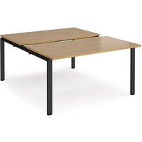 Click to view product details and reviews for Bench Desk 2 Person Rectangular Desks 1400mm With Sliding Tops Oak Tops With Black Frames 1600mm Depth Adapt. Click to view product details and reviews for Bench Desk 2 Person Rectangular Desks 1400mm With Sliding Tops Oak Tops With Black Frames 1600mm Depth Adapt.