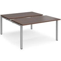 Click to view product details and reviews for Bench Desk 2 Person Rectangular Desks 1400mm With Sliding Tops Walnut Tops With Silver Frames 1600mm Depth Adapt. Click to view product details and reviews for Bench Desk 2 Person Rectangular Desks 1400mm With Sliding Tops Walnut Tops With Silver Frames 1600mm Depth Adapt.