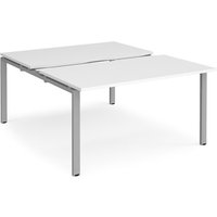 Click to view product details and reviews for Bench Desk 2 Person Rectangular Desks 1400mm With Sliding Tops White Tops With Silver Frames 1600mm Depth Adapt. Click to view product details and reviews for Bench Desk 2 Person Rectangular Desks 1400mm With Sliding Tops White Tops With Silver Frames 1600mm Depth Adapt.