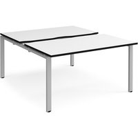 Click to view product details and reviews for Adapt Sliding Top Back To Back Desks 1400mm X 1600mm Silver Frame White Top Black Edge. Click to view product details and reviews for Adapt Sliding Top Back To Back Desks 1400mm X 1600mm Silver Frame White Top Black Edge.