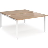 Click to view product details and reviews for Bench Desk 2 Person Rectangular Desks 1400mm With Sliding Tops Beech Tops With White Frames 1600mm Depth Adapt. Click to view product details and reviews for Bench Desk 2 Person Rectangular Desks 1400mm With Sliding Tops Beech Tops With White Frames 1600mm Depth Adapt.