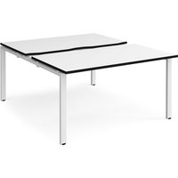 Click to view product details and reviews for Adapt Sliding Top Back To Back Desks 1400mm X 1600mm White Frame White Top Black Edge. Click to view product details and reviews for Adapt Sliding Top Back To Back Desks 1400mm X 1600mm White Frame White Top Black Edge.