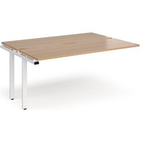 Click to view product details and reviews for Bench Desk Add On Rectangular Desk 1600mm With Sliding Tops Beech Tops With White Frames 1200mm Depth Adapt. Click to view product details and reviews for Bench Desk Add On Rectangular Desk 1600mm With Sliding Tops Beech Tops With White Frames 1200mm Depth Adapt.