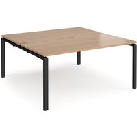 Click to view product details and reviews for Bench Desk 2 Person Rectangular Desks 1600mm With Sliding Tops Beech Tops With Black Frames 1200mm Depth Adapt. Click to view product details and reviews for Bench Desk 2 Person Rectangular Desks 1600mm With Sliding Tops Beech Tops With Black Frames 1200mm Depth Adapt.