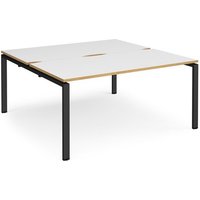 Click to view product details and reviews for Bench Desk 2 Person Rectangular Desks 1600mm With Sliding Tops White Oak Tops With Black Frames 1200mm Depth Adapt. Click to view product details and reviews for Bench Desk 2 Person Rectangular Desks 1600mm With Sliding Tops White Oak Tops With Black Frames 1200mm Depth Adapt.