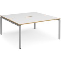 Click to view product details and reviews for Bench Desk 2 Person Rectangular Desks 1600mm With Sliding Tops White Oak Tops With Silver Frames 1200mm Depth Adapt. Click to view product details and reviews for Bench Desk 2 Person Rectangular Desks 1600mm With Sliding Tops White Oak Tops With Silver Frames 1200mm Depth Adapt.