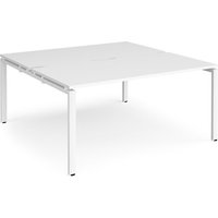 Click to view product details and reviews for Bench Desk 2 Person Rectangular Desks 1600mm With Sliding Tops White Tops With White Frames 1200mm Depth Adapt. Click to view product details and reviews for Bench Desk 2 Person Rectangular Desks 1600mm With Sliding Tops White Tops With White Frames 1200mm Depth Adapt.