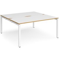 Click to view product details and reviews for Bench Desk 2 Person Rectangular Desks 1600mm With Sliding Tops White Oak Tops With White Frames 1200mm Depth Adapt. Click to view product details and reviews for Bench Desk 2 Person Rectangular Desks 1600mm With Sliding Tops White Oak Tops With White Frames 1200mm Depth Adapt.