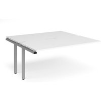 Click to view product details and reviews for Bench Desk Add On Rectangular Desk 1600mm With Sliding Tops White Tops With Silver Frames 1600mm Depth Adapt. Click to view product details and reviews for Bench Desk Add On Rectangular Desk 1600mm With Sliding Tops White Tops With Silver Frames 1600mm Depth Adapt.