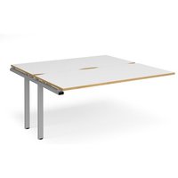 Click to view product details and reviews for Bench Desk Add On Rectangular Desk 1600mm With Sliding Tops White Oak Tops With Silver Frames 1600mm Depth Adapt. Click to view product details and reviews for Bench Desk Add On Rectangular Desk 1600mm With Sliding Tops White Oak Tops With Silver Frames 1600mm Depth Adapt.