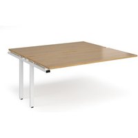 Click to view product details and reviews for Bench Desk Add On Rectangular Desk 1600mm With Sliding Tops Oak Tops With White Frames 1600mm Depth Adapt. Click to view product details and reviews for Bench Desk Add On Rectangular Desk 1600mm With Sliding Tops Oak Tops With White Frames 1600mm Depth Adapt.