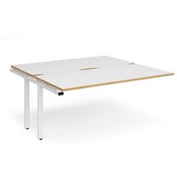 Click to view product details and reviews for Bench Desk Add On Rectangular Desk 1600mm With Sliding Tops White Oak Tops With White Frames 1600mm Depth Adapt. Click to view product details and reviews for Bench Desk Add On Rectangular Desk 1600mm With Sliding Tops White Oak Tops With White Frames 1600mm Depth Adapt.