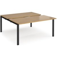 Click to view product details and reviews for Bench Desk 2 Person Rectangular Desks 1600mm With Sliding Tops Oak Tops With Black Frames 1600mm Depth Adapt. Click to view product details and reviews for Bench Desk 2 Person Rectangular Desks 1600mm With Sliding Tops Oak Tops With Black Frames 1600mm Depth Adapt.
