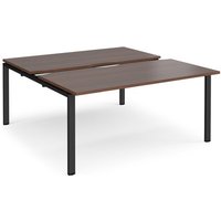 Click to view product details and reviews for Bench Desk 2 Person Rectangular Desks 1600mm With Sliding Tops Walnut Tops With Black Frames 1600mm Depth Adapt. Click to view product details and reviews for Bench Desk 2 Person Rectangular Desks 1600mm With Sliding Tops Walnut Tops With Black Frames 1600mm Depth Adapt.
