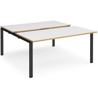 Click to view product details and reviews for Bench Desk 2 Person Rectangular Desks 1600mm With Sliding Tops White Oak Tops With Black Frames 1600mm Depth Adapt. Click to view product details and reviews for Bench Desk 2 Person Rectangular Desks 1600mm With Sliding Tops White Oak Tops With Black Frames 1600mm Depth Adapt.