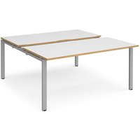 Click to view product details and reviews for Bench Desk 2 Person Rectangular Desks 1600mm With Sliding Tops White Oak Tops With Silver Frames 1600mm Depth Adapt. Click to view product details and reviews for Bench Desk 2 Person Rectangular Desks 1600mm With Sliding Tops White Oak Tops With Silver Frames 1600mm Depth Adapt.