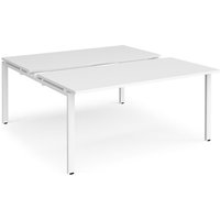 Click to view product details and reviews for Bench Desk 2 Person Rectangular Desks 1600mm With Sliding Tops White Tops With White Frames 1600mm Depth Adapt. Click to view product details and reviews for Bench Desk 2 Person Rectangular Desks 1600mm With Sliding Tops White Tops With White Frames 1600mm Depth Adapt.