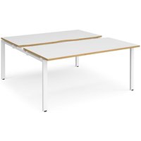 Click to view product details and reviews for Bench Desk 2 Person Rectangular Desks 1600mm With Sliding Tops White Oak Tops With White Frames 1600mm Depth Adapt. Click to view product details and reviews for Bench Desk 2 Person Rectangular Desks 1600mm With Sliding Tops White Oak Tops With White Frames 1600mm Depth Adapt.