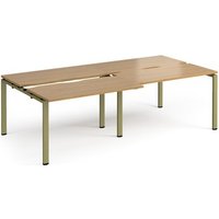 Click to view product details and reviews for Adapt Sliding Top Double Back To Back Desks 2400mm X 1200mm Green Frame Oak Top. Click to view product details and reviews for Adapt Sliding Top Double Back To Back Desks 2400mm X 1200mm Green Frame Oak Top.