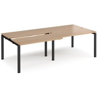 Click to view product details and reviews for Bench Desk 4 Person Rectangular Desks 2400mm With Sliding Tops Beech Tops With Black Frames 1200mm Depth Adapt. Click to view product details and reviews for Bench Desk 4 Person Rectangular Desks 2400mm With Sliding Tops Beech Tops With Black Frames 1200mm Depth Adapt.