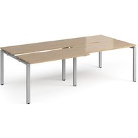 Click to view product details and reviews for Adapt Sliding Top Double Back To Back Desks 2400mm X 1200mm Silver Frame Kendal Oak Top. Click to view product details and reviews for Adapt Sliding Top Double Back To Back Desks 2400mm X 1200mm Silver Frame Kendal Oak Top.