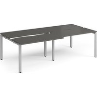 Click to view product details and reviews for Adapt Sliding Top Double Back To Back Desks 2400mm X 1200mm Silver Frame Storm Grey Top. Click to view product details and reviews for Adapt Sliding Top Double Back To Back Desks 2400mm X 1200mm Silver Frame Storm Grey Top.