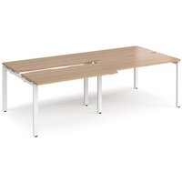 Click to view product details and reviews for Bench Desk 4 Person Rectangular Desks 2400mm With Sliding Tops Beech Tops With White Frames 1200mm Depth Adapt. Click to view product details and reviews for Bench Desk 4 Person Rectangular Desks 2400mm With Sliding Tops Beech Tops With White Frames 1200mm Depth Adapt.