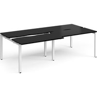 Click to view product details and reviews for Adapt Sliding Top Double Back To Back Desks 2400mm X 1200mm White Frame Black Top. Click to view product details and reviews for Adapt Sliding Top Double Back To Back Desks 2400mm X 1200mm White Frame Black Top.