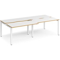 Click to view product details and reviews for Bench Desk 4 Person Rectangular Desks 2400mm With Sliding Tops White Oak Tops With White Frames 1200mm Depth Adapt. Click to view product details and reviews for Bench Desk 4 Person Rectangular Desks 2400mm With Sliding Tops White Oak Tops With White Frames 1200mm Depth Adapt.